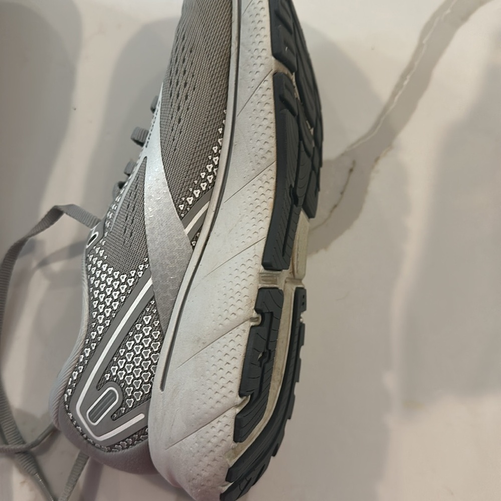 Brooks Ghost 14 Running Shoes, Grey, Women's 8 - Picture 9 of 10